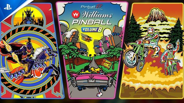 Pinball FX - Williams Pinball Volume 8 Launch Trailer | PS5 & PS4 Games