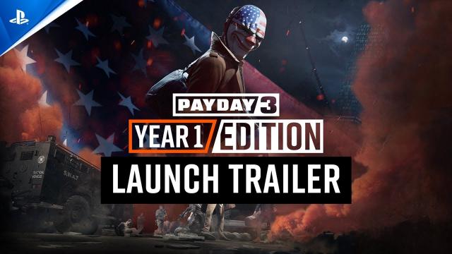 Payday 3 - Year 1 Edition Launch Trailer | PS5 Games