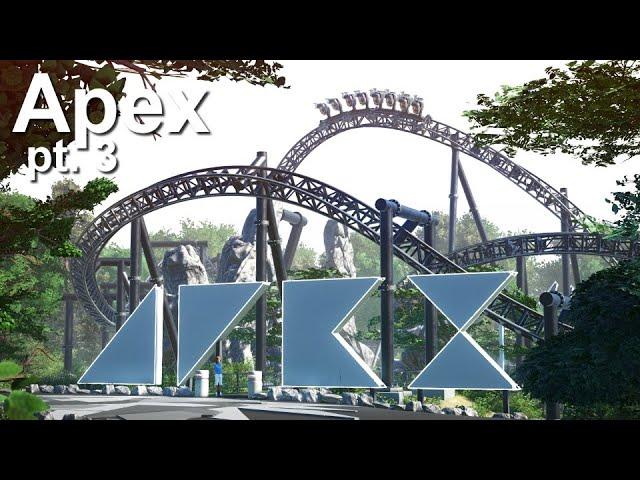 Planet Coaster - Apex (Part 3) - Rocky, Rugged Theming