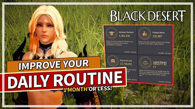 Tips to Improve Your Daily Routine Silver in 1 Month in Black Desert