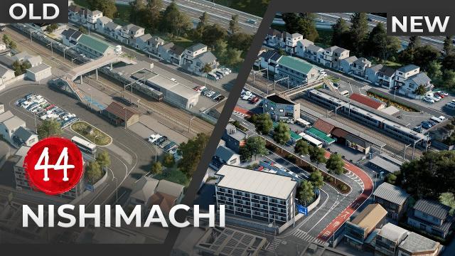 ✨ Amazing Transformation: Yatsu Station Rebuilt! ???????? Nishimachi EP 44 - Cities Skylines