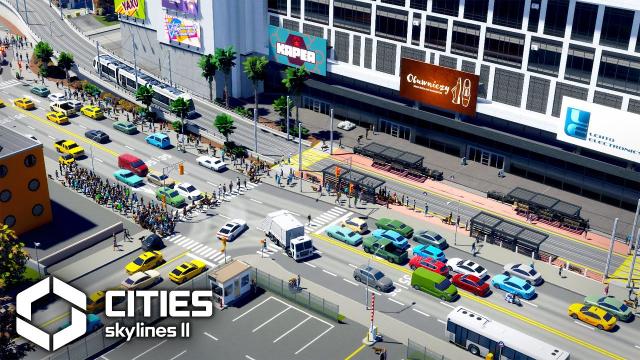 I Built 7 Custom Light Rail Stations in Cities Skylines 2!